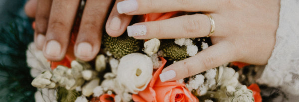 Don’t forget to add some mojo to your wedding nails.