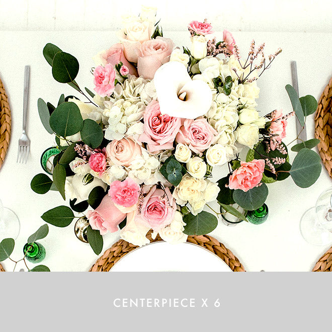 Centerpiece x6 | Blushing Love